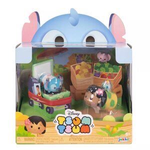 Tsum Tsum Collectible Story Moment Lilo and Stitch Playset with Angel & Scrump
